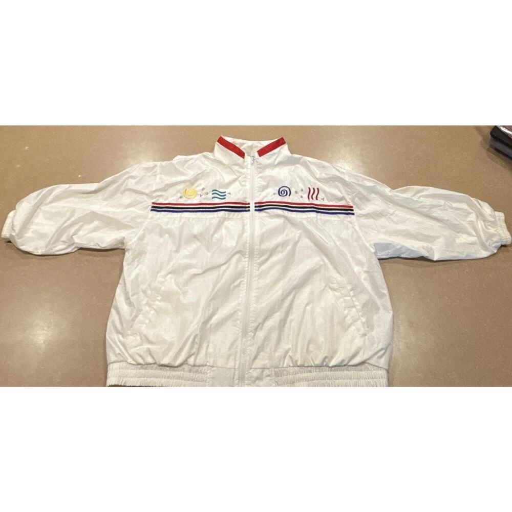 Twenty Two Mens Womens 2XL XXL Vintage Athleisure Windbreaker Coat Jacket Y2K 90